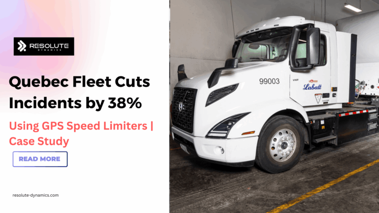 Quebec Fleet Cuts Incidents by 38% Using GPS Speed Limiters Case Study