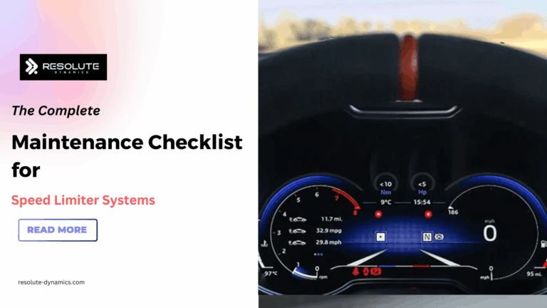 The Complete Maintenance Checklist for Speed Limiter Systems
