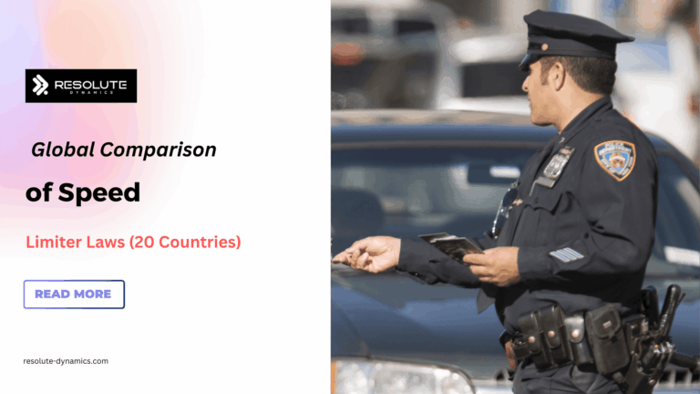 Global Comparison of Speed Limiter Laws (20 Countries)