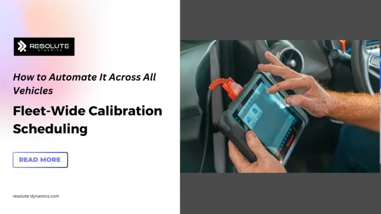 Fleet-Wide Calibration Scheduling How to Automate It Across All Vehicles