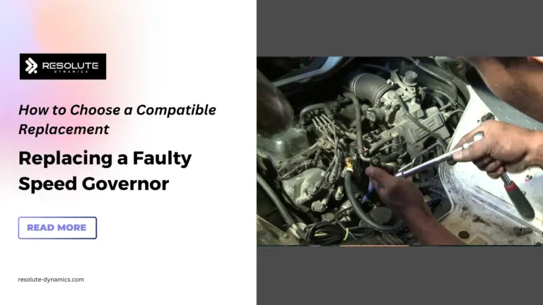 Replacing a Faulty Speed Governor How to Choose a Compatible Replacement