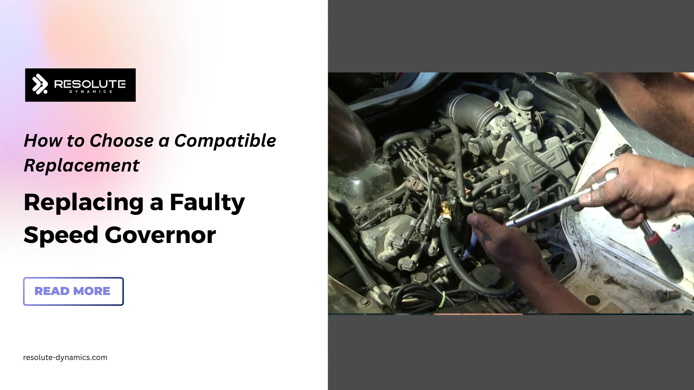 Replacing a Faulty Speed Governor How to Choose a Compatible Replacement