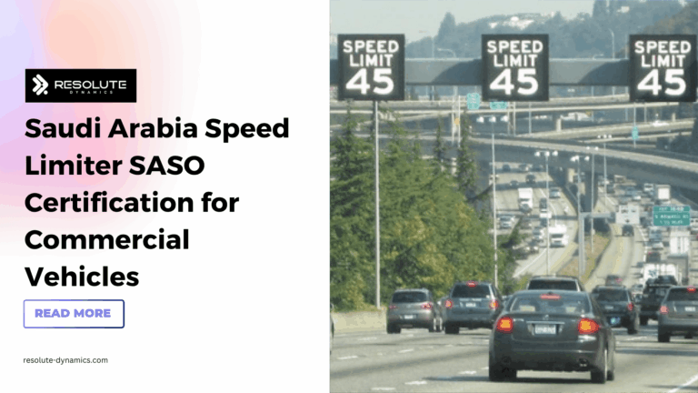 Saudi Arabia Speed Limiter SASO Certification for Commercial Vehicles