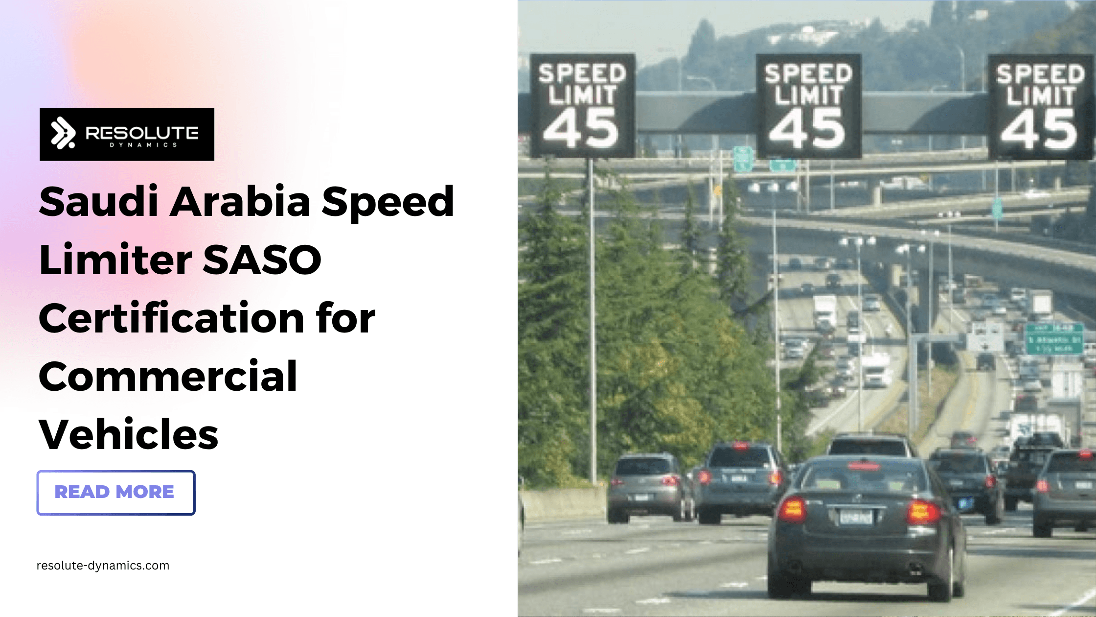 Saudi Arabia Speed Limiter SASO Certification for Commercial Vehicles