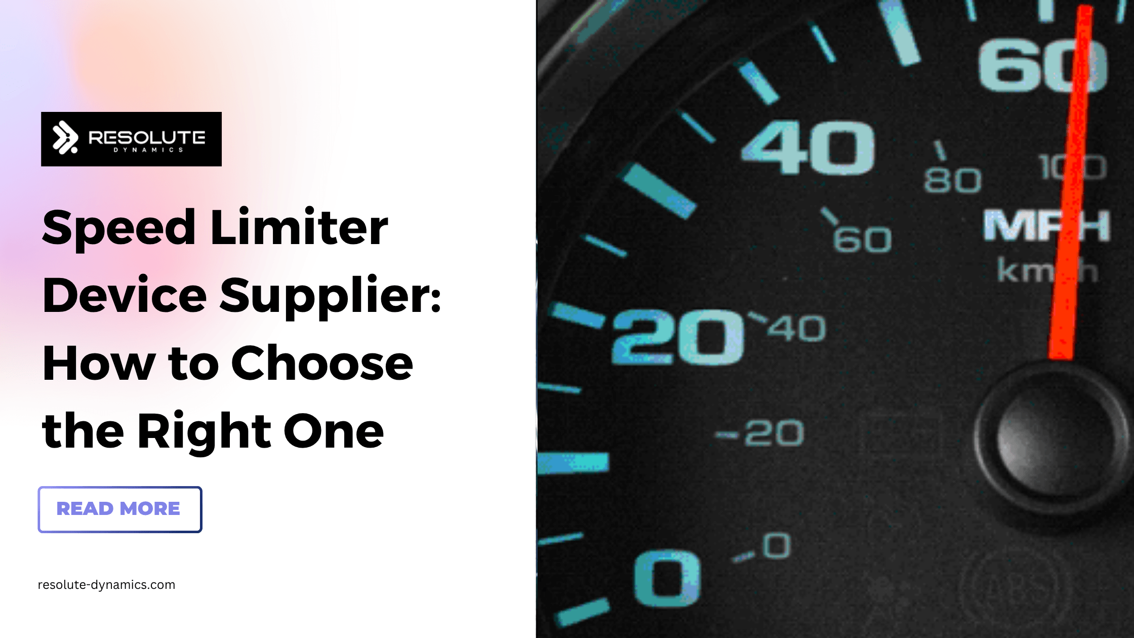 Speed Limiter Device Supplier How to Choose the Right One
