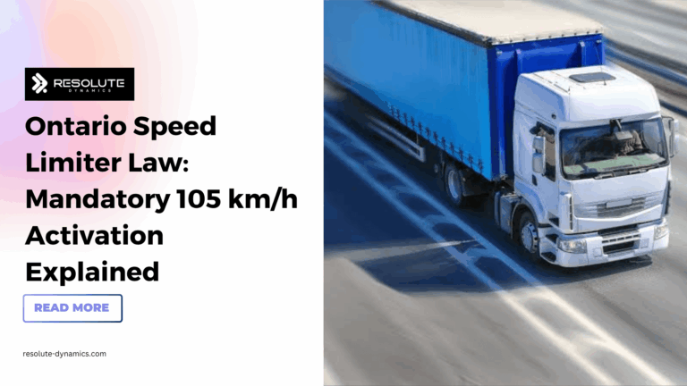 Ontario Speed Limiter Law Mandatory 105 kmh Activation Explained