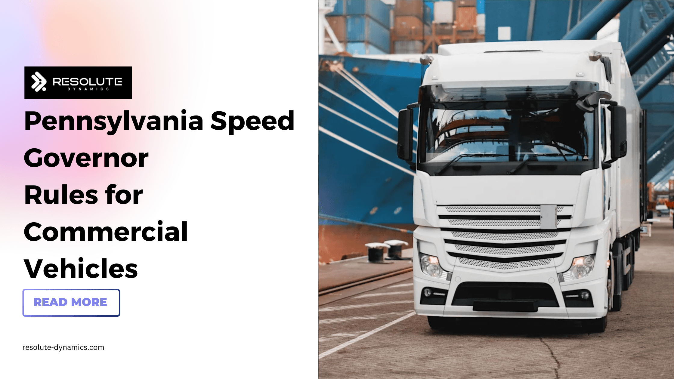 Pennsylvania Speed Governor Rules for Commercial Vehicles