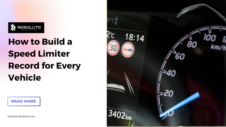 How to Build a Speed Limiter Record for Every Vehicle