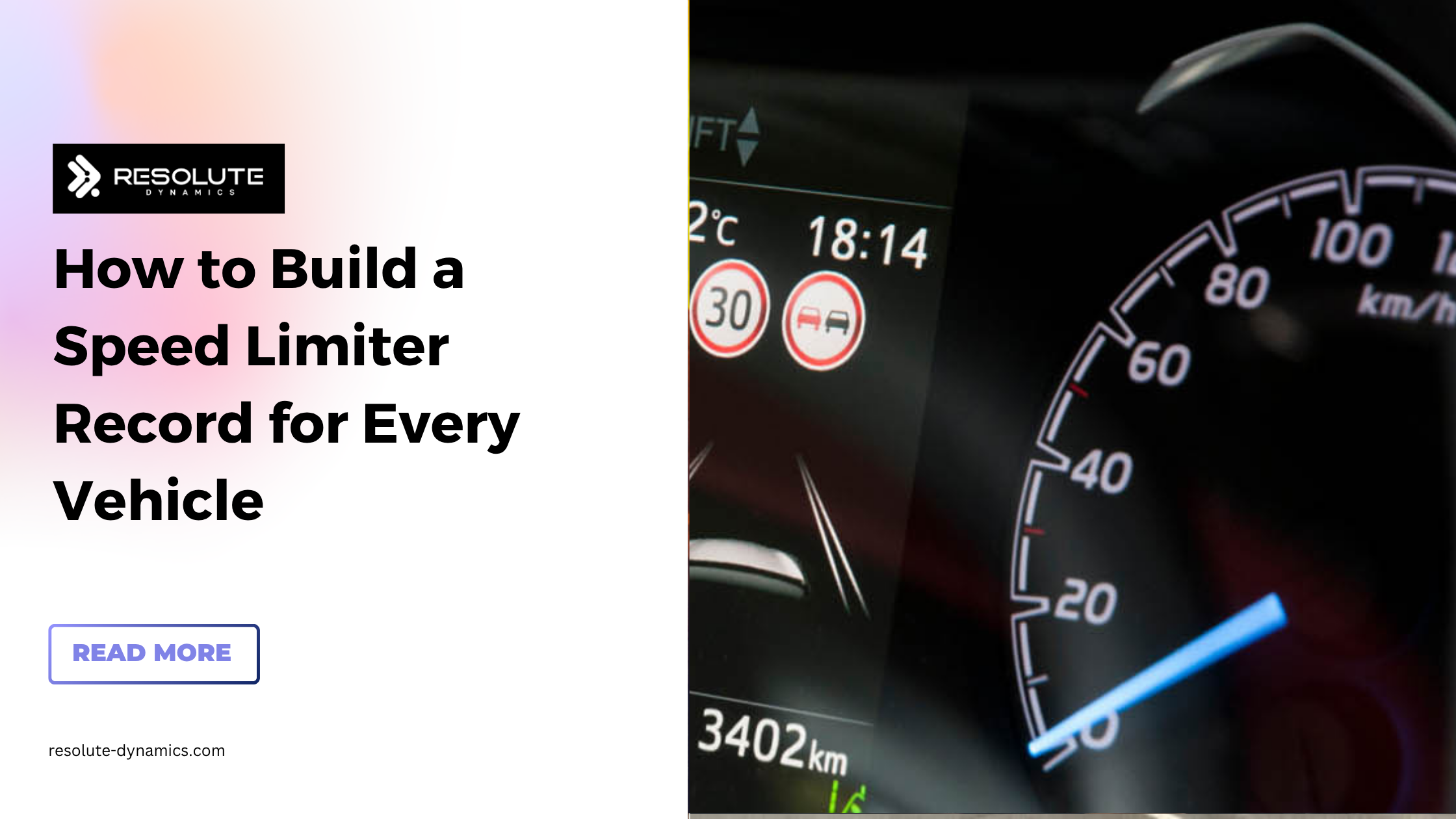 How to Build a Speed Limiter Record for Every Vehicle