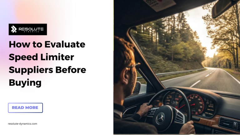 How to Evaluate Speed Limiter Suppliers Before Buying